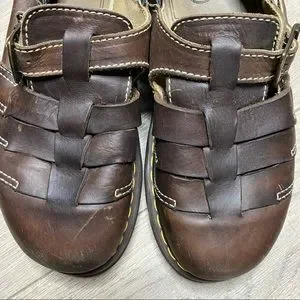 DOC MARTENS men’s brown leather Fenton closed toe sandals 12 Dr. Martens | Shoes | Doc Martens Mens Brown Leather Fenton  main image 3